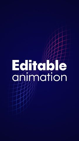 Vertical Tech Typography with Twirling Words on Wire Net After Effects Template