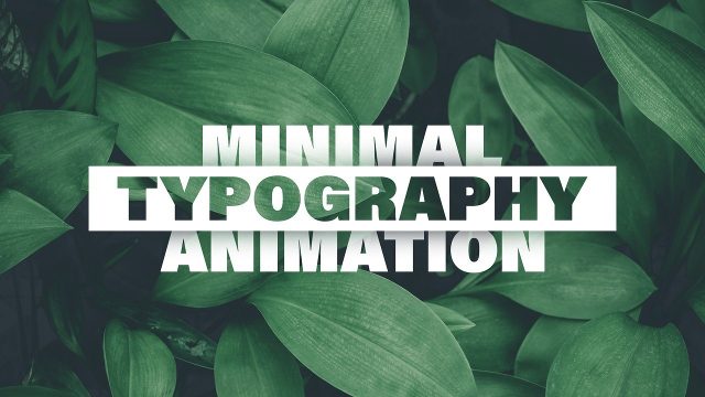 Minimal Trio Animated Titles with Centered Plate After Effects Template