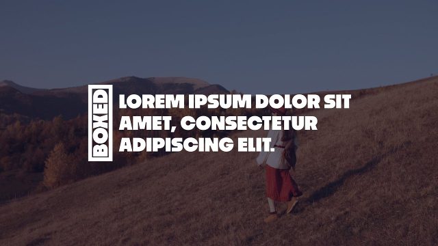 Side Tag and Left Copy Animated Typography Titles Premiere Pro Motion Graphics Template