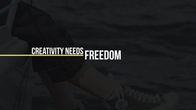 Freedom Expression Free After Effects Template with Flowing Text Animation