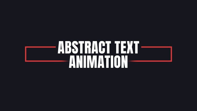 Branding Red Bracket Framed Abstract Text Animations for Marketing Promos After Effects Templates
