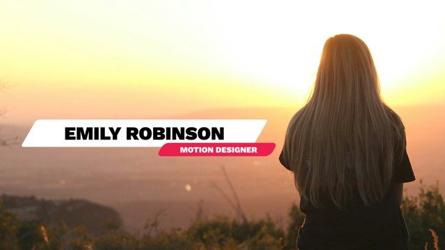 Simple Lower Thirds Pack After Effects Free Template in 4K