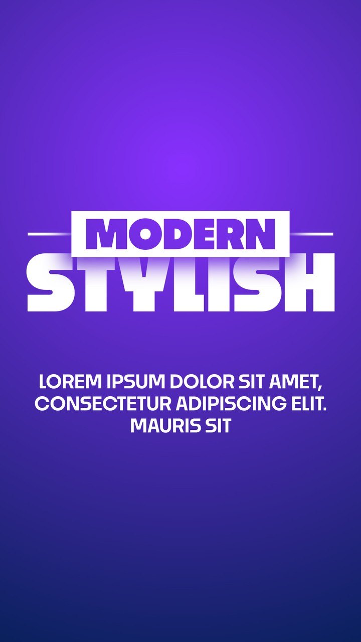 Vertical Social Media Text with Label over Heavy Word After Effects Template