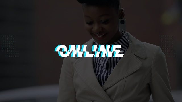 Stylish and Elegant Glitch Intro with Text Animation in 4K for After Effects