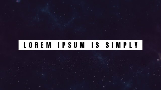 Expanding Letter Spacing White Strip Corporate Title Animations After Effects Template