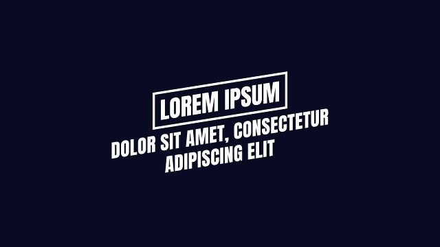 Angled Label over Diagonal Lines Clean Text Animation Premiere Pro Motion Graphics Template