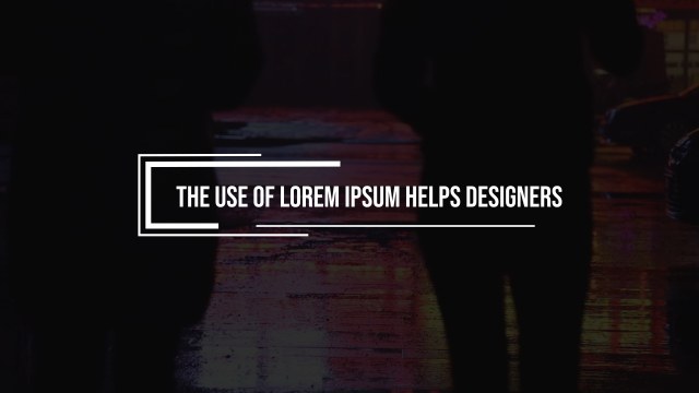 Free After Effects Offset Bracket Line Title Card for Conference Openers