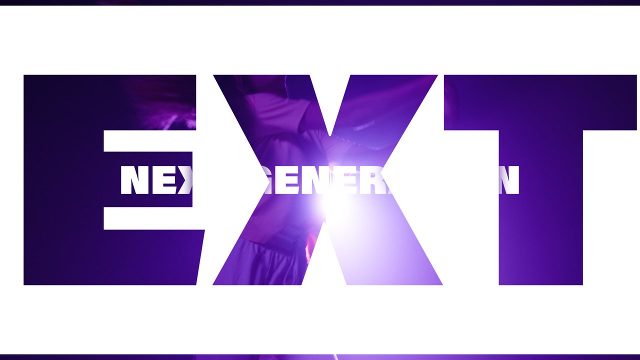 Text Animation Transitions featuring Purple Giant Cut-Out Letters and Bold Caption for Social Media Premiere Pro MOGRT Templates