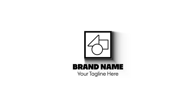 Logo Animations with Shadow Design and Square Box After Effects Template Pack