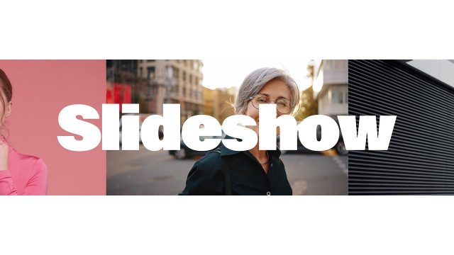 Overlay Title Photo Slideshow with Dark Frame Premiere Pro MOGRT