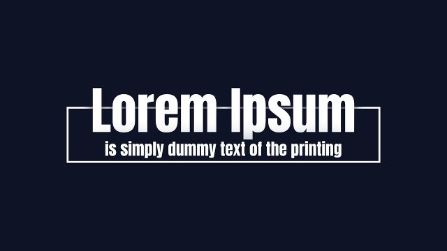 Minimal Thin Outline Frame Text Animations featuring a Small Line MOGRT for Premiere Pro