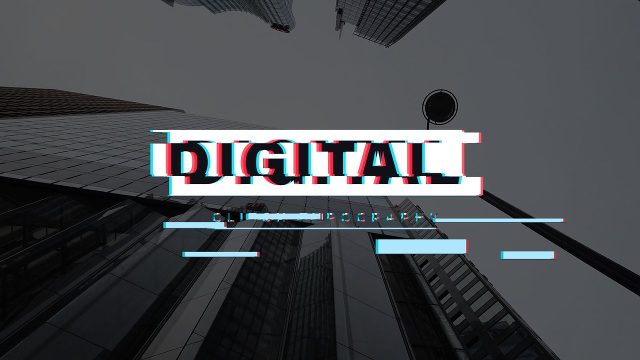 4K UHD Raw Glitch Titles and Promotional Text for Film