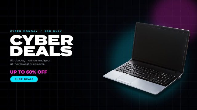 Dark Tech Grid Discount Promo with Price Tag MOGRT for Premiere Pro