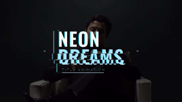 4K Cyberpunk Glitch Typography and Text Plates MOGRT for Vlogs