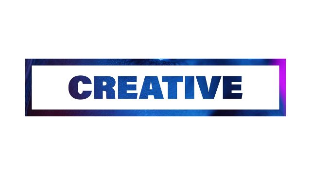 Animated Dynamic Letter Cut-Outs Transitions with Bold Word in Outline Rectangle After Effects Template