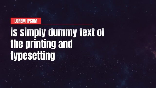 Red Label Tag Editorial Paragraph Corporate Text Animation After Effects Template