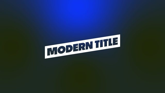 Swaying Caps Plate Text Animations on Dark Moss Premiere Pro MOGRT