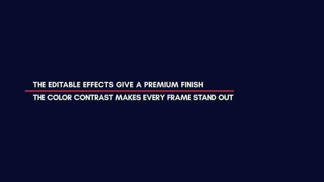 News Red Underline Pair Title – Free After Effects Template