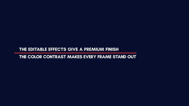 News Red Underline Pair Title – Free After Effects Template