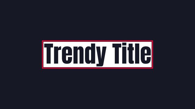 Corporate Condensed Outline Frame Text Animations with Letter Slide MOGRT Template