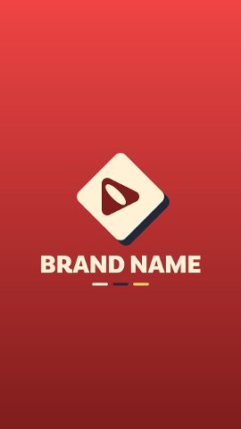 Vertical Vibrant Logo Intro After Effects Template