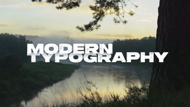Shadowed Word Pair Animated Title with Smooth Slide Premiere Pro MOGRT