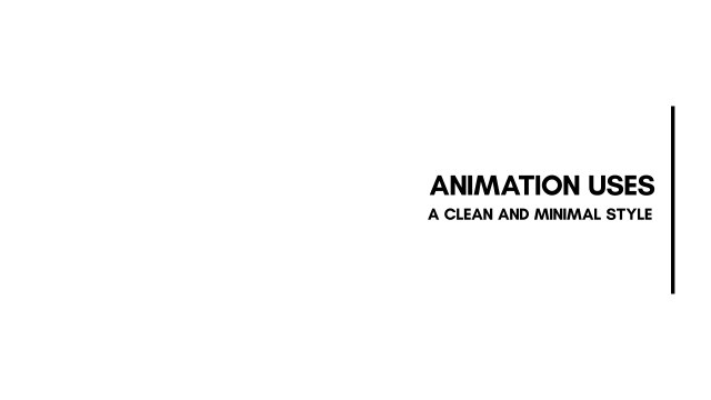 Free Premiere Pro Right Edge Line Title Card for Keynote Slides