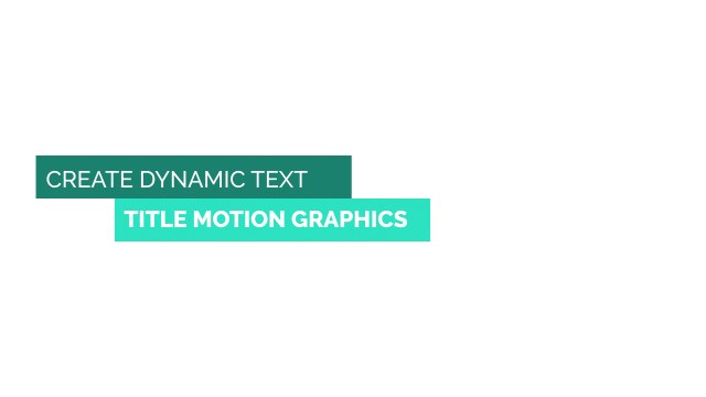 Broadcast Two Label Offset Info Bar – Free Premiere Pro Template