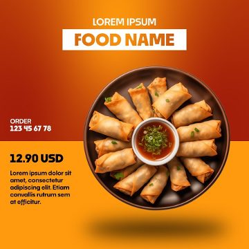 Square Product Promo with Split Layout Name Label After Effects Template
