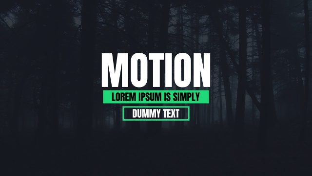 Bold Motion Word Corporate Titles with Boxed Lines for Premiere Pro