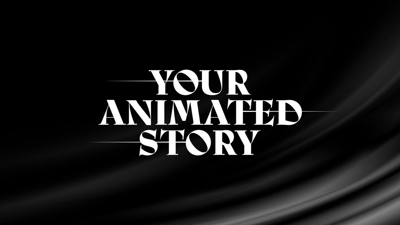 Luxury Serif Caps Title Animation with Sliced Letter Edges After Effects Template