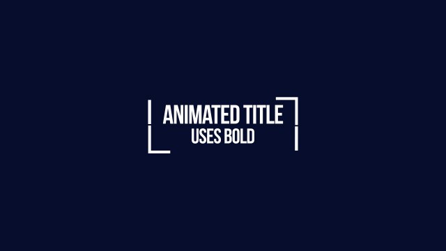 Minimal Open Bracket Title – Free Premiere Pro MOGRT for Business Videos