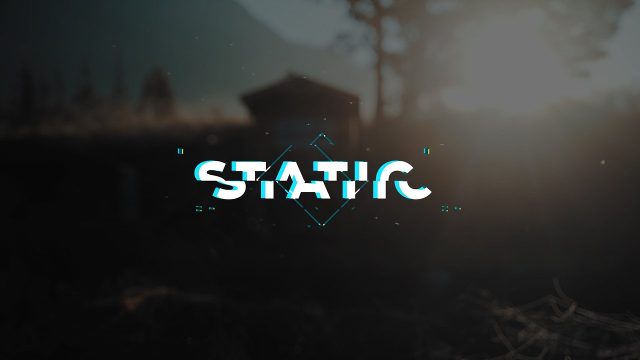 4K Distorted Digital Glitch Titles and Text Reveal for Teasers