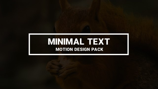Minimal Motion Free After Effects Text Animation Template for Clean Projects
