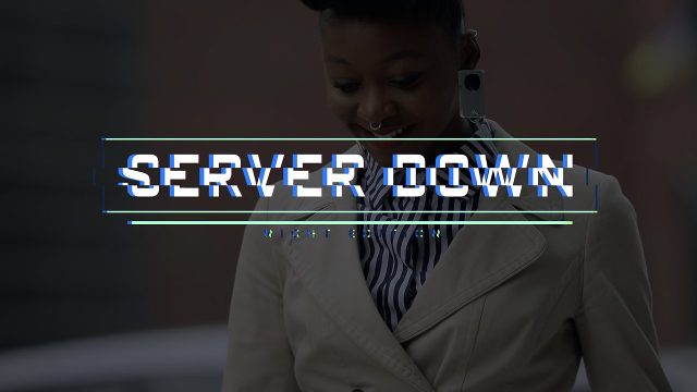 4K UHD Minimal Glitch Titles and Text Overlay for Social Media