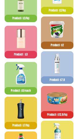 Vertical Black Friday and Cyber Monday Endless Scroll Product Wall Story After Effects Template