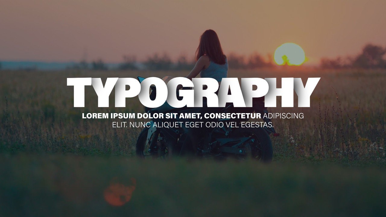 Copy Fade Drop Shadow Heading Animation After Effects Template