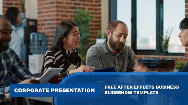 Corporate Presentation Free After Effects Business Slideshow Template