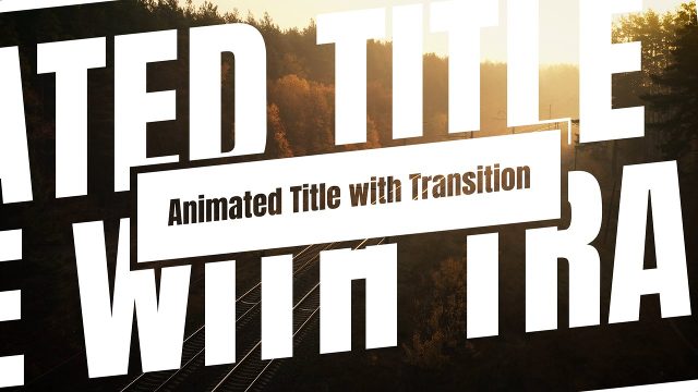 Cinematic Slanted Big Word Cutout Transitions with Title Tag for Fashion Videos After Effects Templates