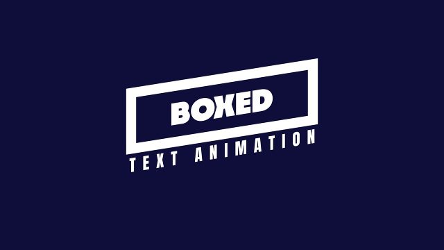Professional Angled Frame Box Title with Tracked Line for Recap Videos MOGRT Template