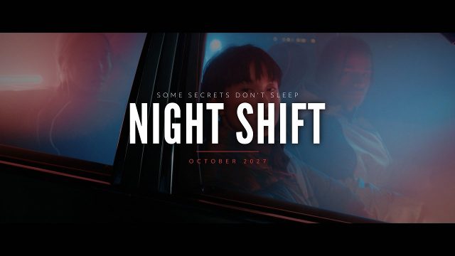 Bold Condensed Movie Trailer Title with Release Date After Effects Template