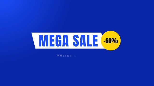 Skewed Label Black Friday Online Sale Title Premiere Pro MOGRT