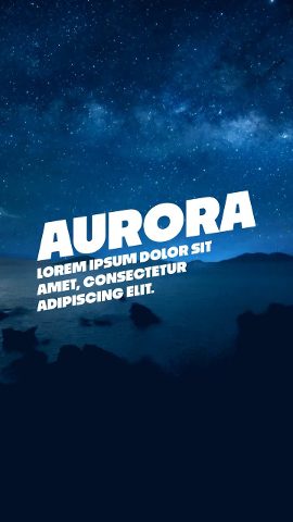 Vertical Title Animations featuring Tilting Word and Copy Block After Effects Template