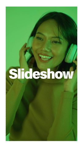 Animated Vertical Slideshow Opener with Pop Up Windows Premiere Pro MOGRT