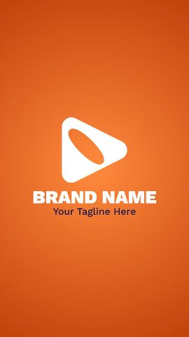 Vertical Brand Logo Intro Template