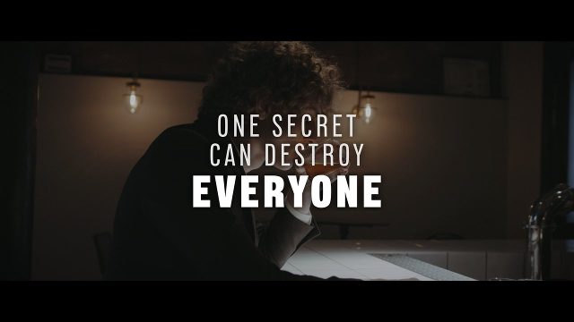 Movie Trailer Texts with Condensed Stacked Lines Premiere Pro Template
