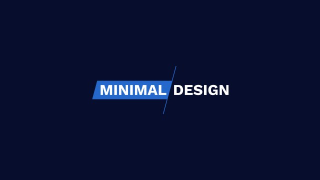 Diagonal Blue Split Typography for Premiere Pro – Free Business MOGRT