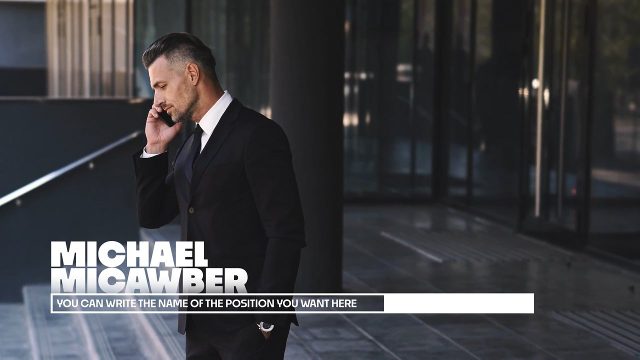 Minimal Presenter Lower 3rds