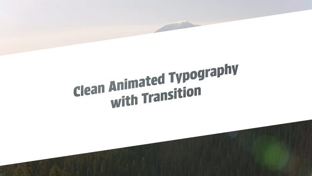 Animated Scene Transition featuring Tilted Card and Two Line Text Motion Graphics Template for Premiere Pro