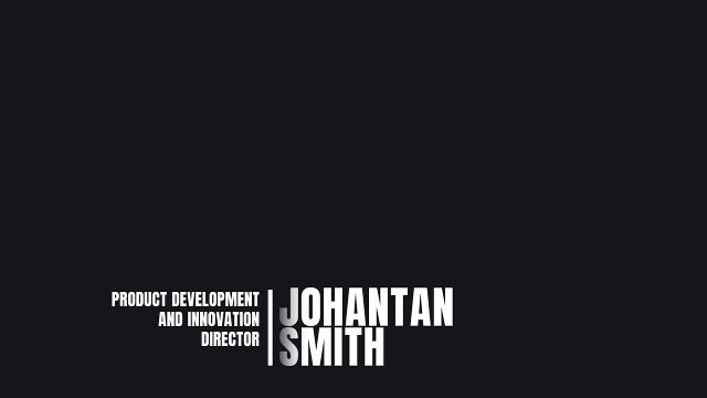 Bar Divider Executive Name Tag Lower Third Project for After Effects